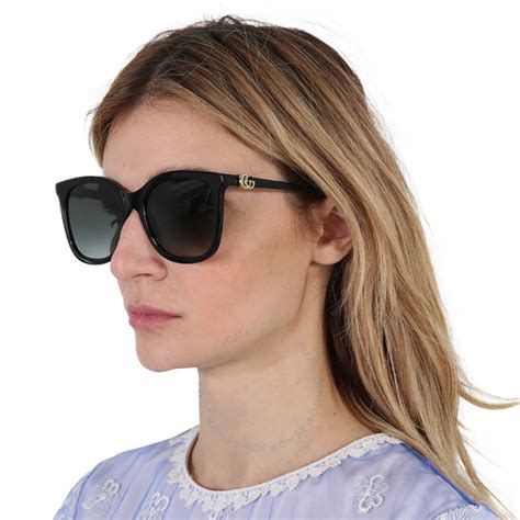 Gucci Grey Butterfly Ladies Sunglasses GG1071S 001 